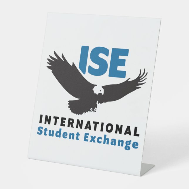 ISE Pedestal Sign, 10" X 12" Sign (Front)