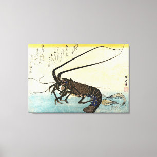 Iseebi & Ebi - Crawfish (Spiny Lobster) and Shrimp Canvas Print