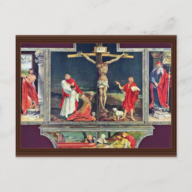 Isenheim Former Altar Altar In The Antonine Isenhe Postcard (Front)