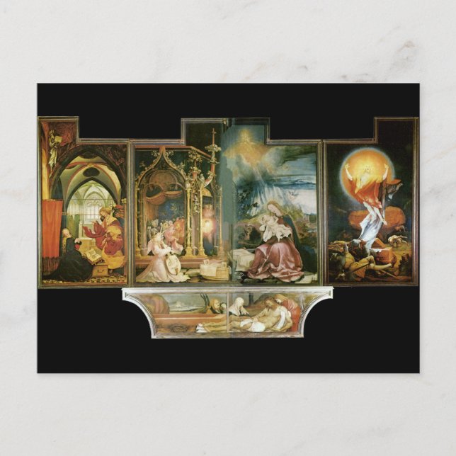 Isenheimer Altar, Mathis Gothart Grünewald Postcard (Front)