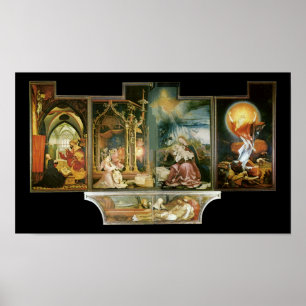 Isenheimer Altar, Mathis Gothart Grünewald Poster