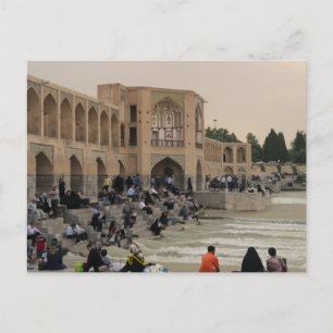 Isfahan Bridge, Iran Postcard