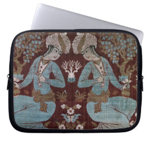 Isfahan style panel, Persian, 17th century (silk) Laptop Sleeve