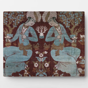 Isfahan style panel, Persian, 17th century (silk) Plaque