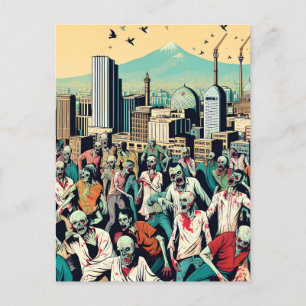 Isfahan with zombies - Persian (iran) design Postcard