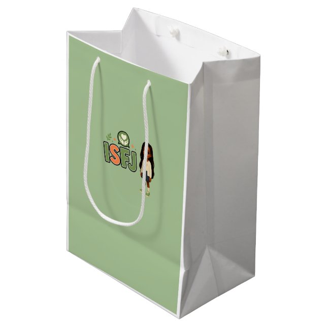ISFJ — The Guardian of Harmony Medium Gift Bag (Front Angled)