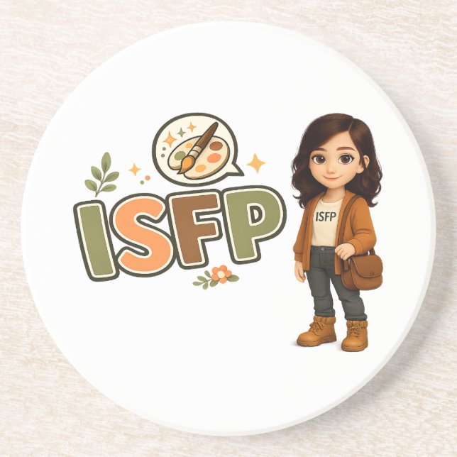 ISFP — The Free Artist Coaster (Front)