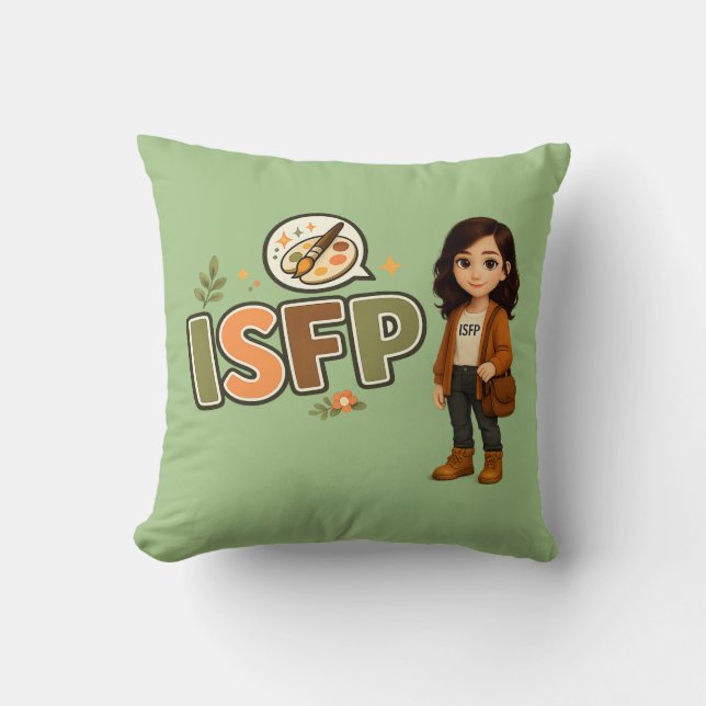 ISFP — The Free Artist Cushion (Front)