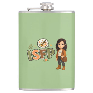 ISFP — The Free Artist Hip Flask