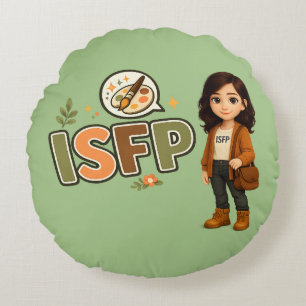 ISFP — The Free Artist Round Cushion