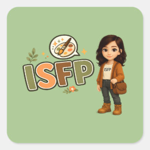 ISFP — The Free Artist Square Sticker