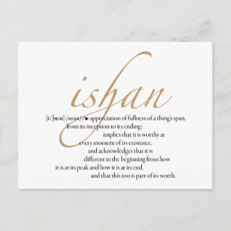 Ishan Postcard