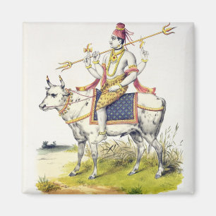 Ishana or Shiva, engraved by C. de Motte (1785-183 Magnet