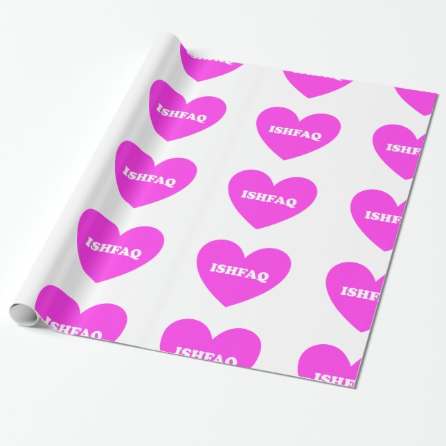 Ishfaq Wrapping Paper (Unrolled)