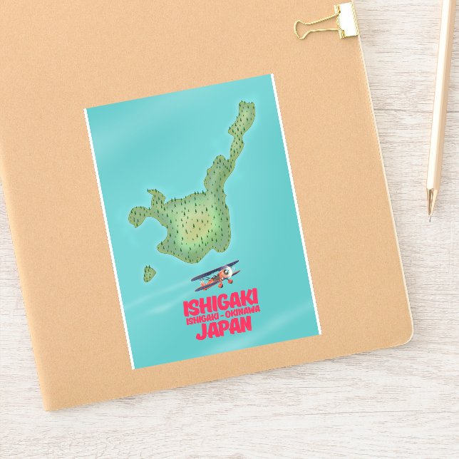 Ishigaki Okinawa, Japan map (Notebook)