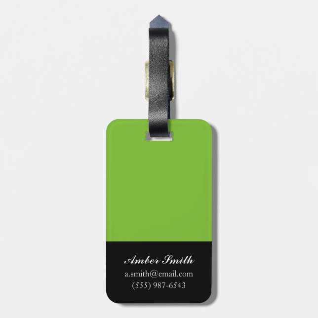 Ishihara Hill 2012 Luggage Tag (Back Vertical)