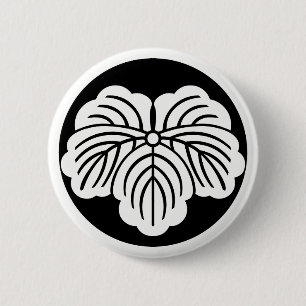 Ishimochinuki tsuta 6 cm round badge