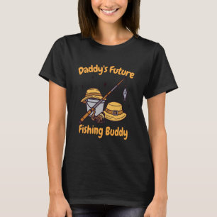 ishing Fisher Kids Daddy's Future Fishing Buddy So T-Shirt