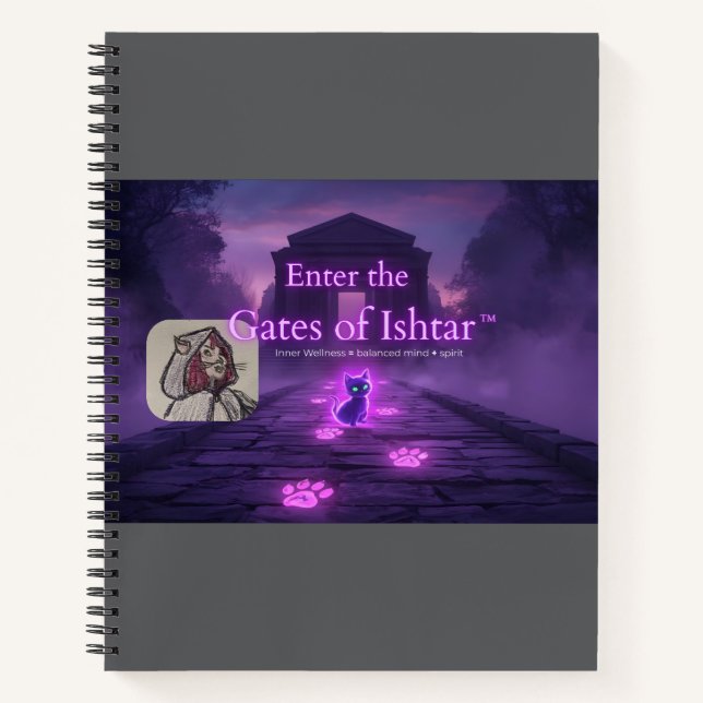 Ishtar Gate Dream Journal, Notebook (Front)
