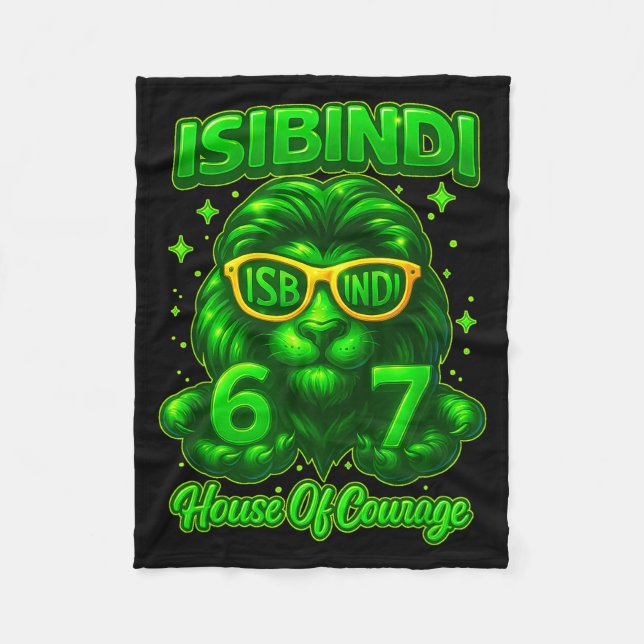 Isibindi House Of Courage School System 6 7 Funny  Fleece Blanket (Front)