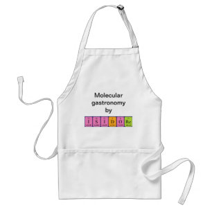Isidore periodic table name apron