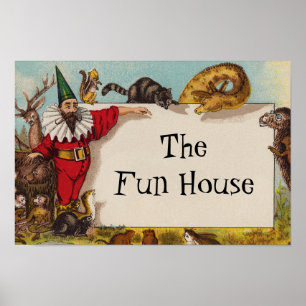 Isidore the Elf & his Animals Extra Small Poster