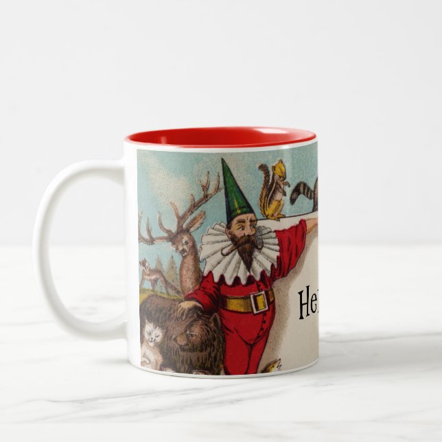 Isidore the Elf & his Animals Mug (Left)