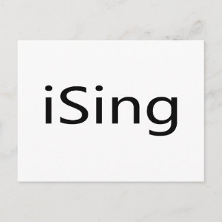iSing Postcard