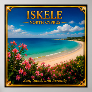 Iskele North Cyprus Beach Escape Memory Poster
