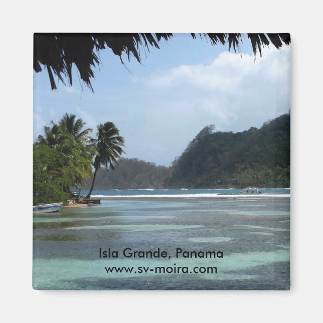 Isla Grande, Panama Magnet (Front)