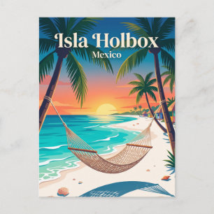 Isla Holbox Mexico Postcard