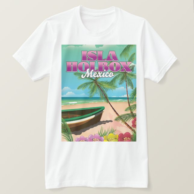 Isla Holbox Mexico T-Shirt (Design Front)