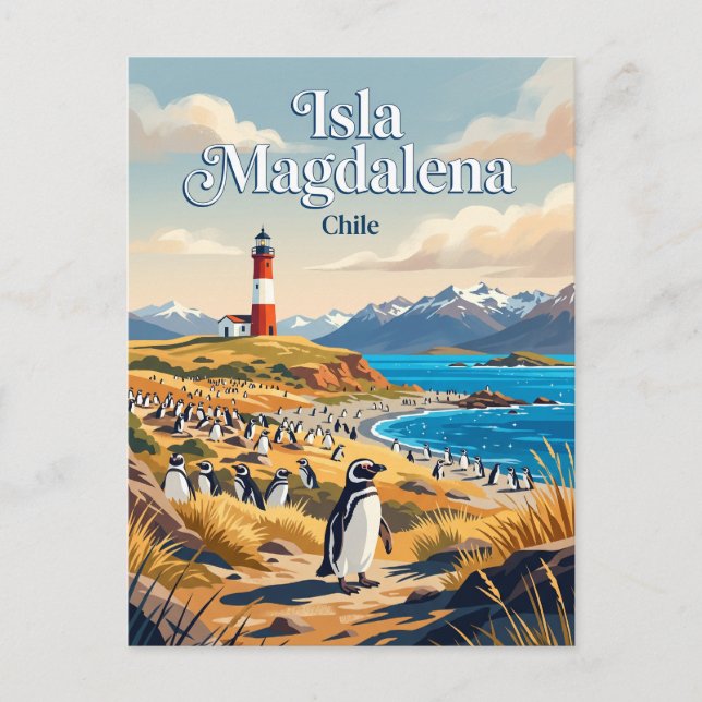 Isla Magdalena Chile Postcard (Front)