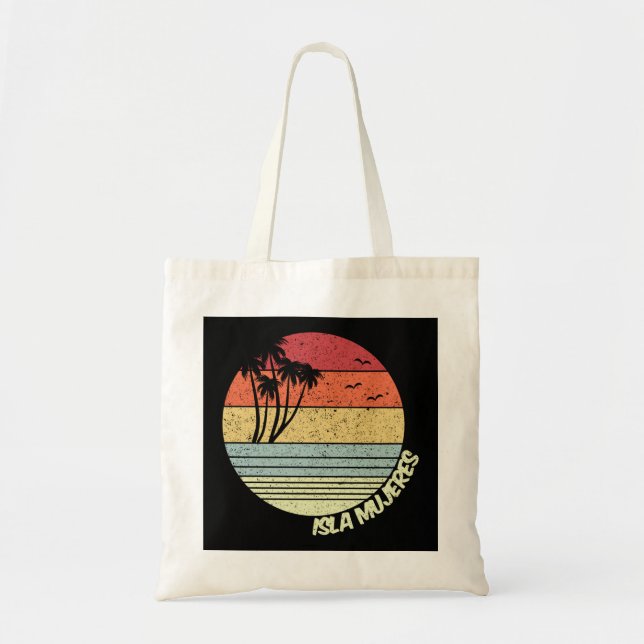 Isla Mujeres Mexico Beach Vacation Souvenir   Tote Bag (Front)
