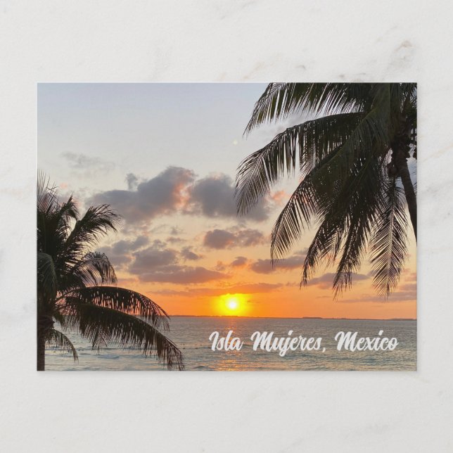 Isla Mujeres, Mexico Postcard  (Front)