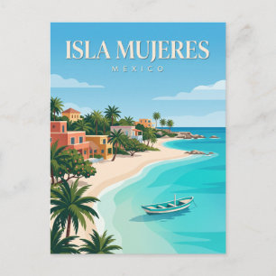 Isla Mujeres Mexico Postcard