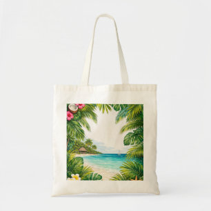 Isla Mujeres Tropical Beach Paradise Tote Bag
