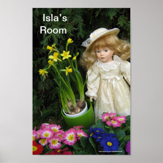 Isla’s room poster