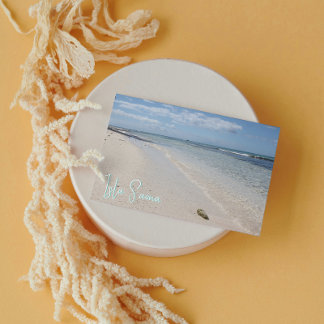 Isla Saona - Caribbean Beach with Seashell Postcard
