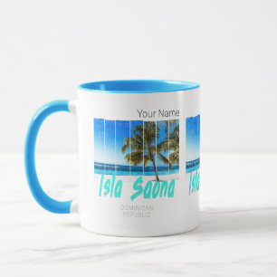 Isla Saona Dominican Republic Beach Vintage Design Mug