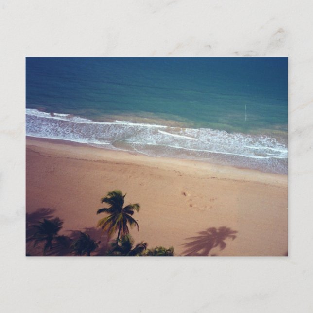 Isla Verde beach Postcard (Front)