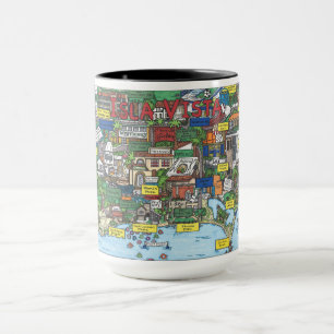 Isla Vista Map Coffee Mug
