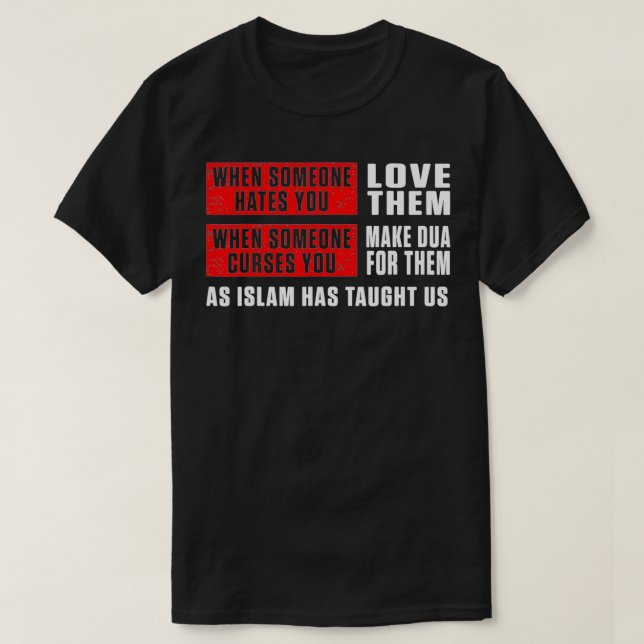 Islam Muslim Dua Allah Alhamdulillah Religion Rama T-Shirt (Design Front)