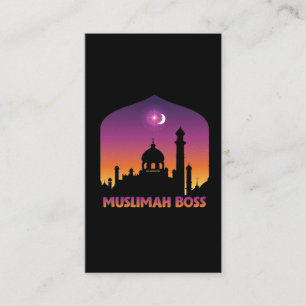 Islam Muslimah Boss Religious Arabic Muslim Business Card