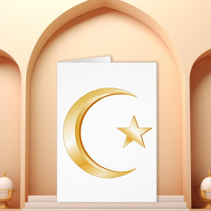 Islam Symbol Folded Greeting Card