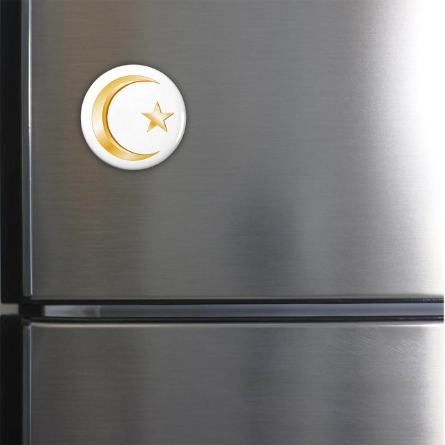 Islam Symbol Magnet (Islam Symbol Magnet.
Crescent moon and star, symbol of Islam. )
