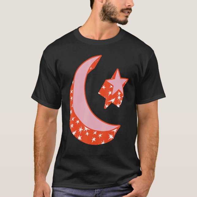 Islam Symbol Muslim Praying Arabic Islamic Prayer  T-Shirt (Front)