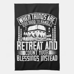 Islam - When Things Are Too Hard Too Handle Tea Towel