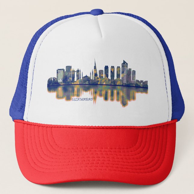Islamabad Skyline Trucker Hat (Front)