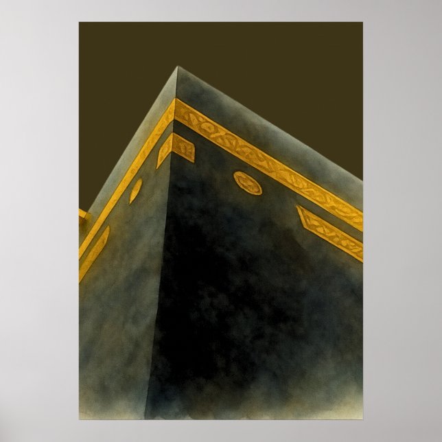 Islamic Abstract Mecca Poster (Front)